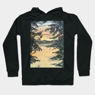 Sunrise Over The Lake Hoodie